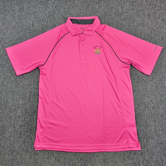 Snake Eyes Golfcore Naples Cup Polo Shirt Large Pink Activewear Sporty Golf Top — photo 2